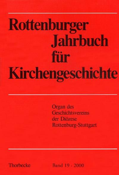 Rottenburger Jahrbuch für Kirchengeschichte - Unknown Author