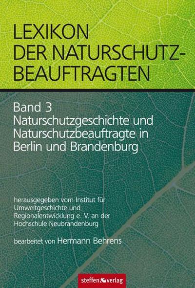 Behrens, H: Lexikon der Naturschutzbeauftragten - Band 3: Na - Behrens, Hermann