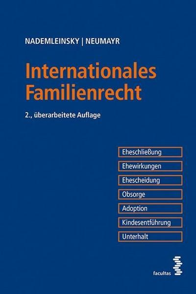 Internationales Familienrecht (f. Österreich) - Marco Nademleinsky