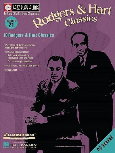 Rodgers & Hart Classics: Jazz Play-Along Volume 21 [With CD (Audio)] - Richard Rodgers