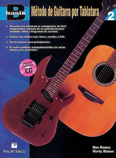 Basix Tab Guitar Method, Bk 2: Spanish Language Edition, Book & CD - Morton Manus