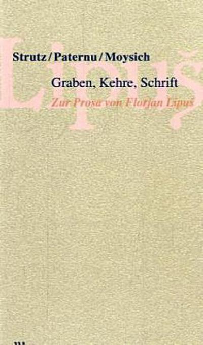 Graben, Kehre und Schrift : Zur Prosa von Florjan Lipus - Johann Strutz