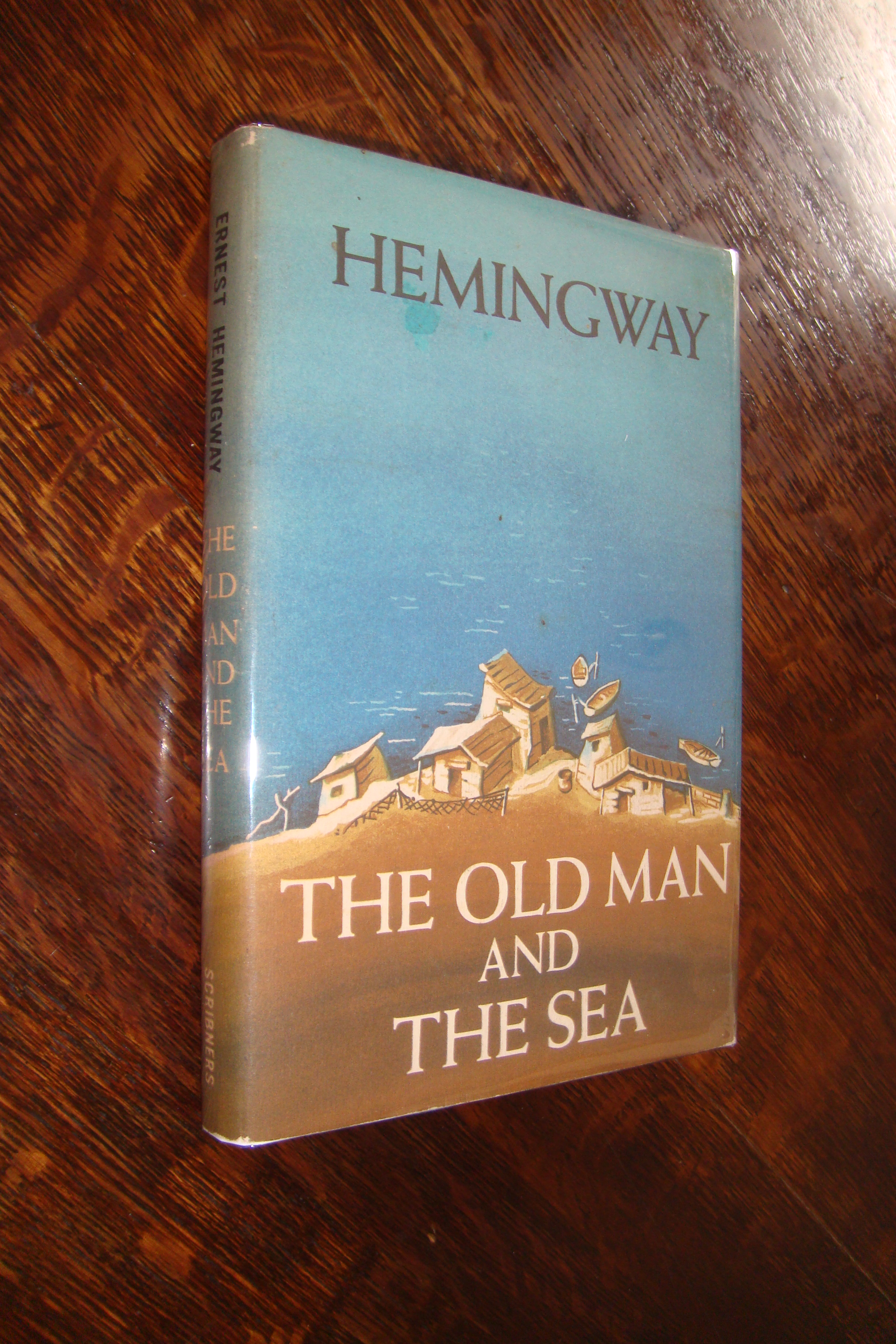 THE OLD MAN AND THE SEA (Scribner's seal & $3.00 DJ) by Hemingway ...