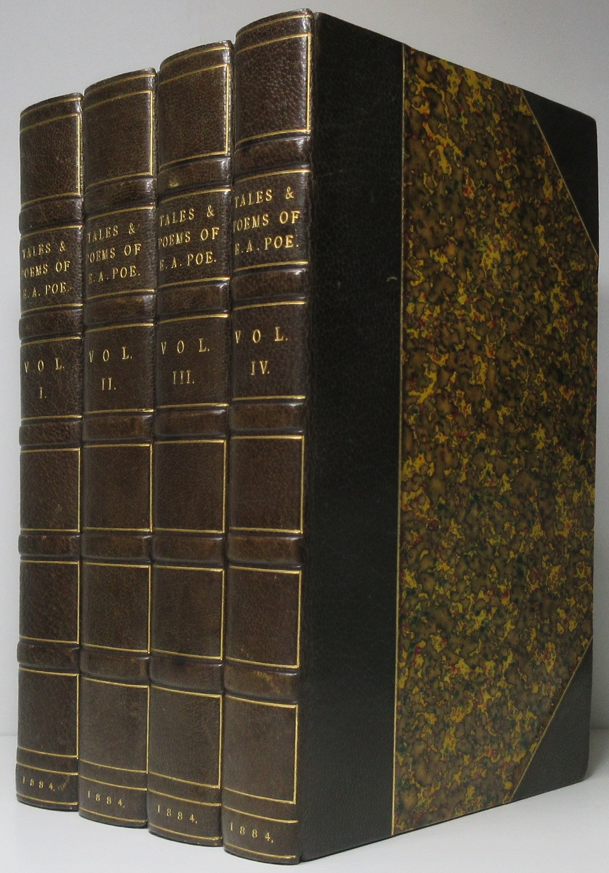 The Tales and Poems of Edgar Allan Poe IV Volumes Works with a