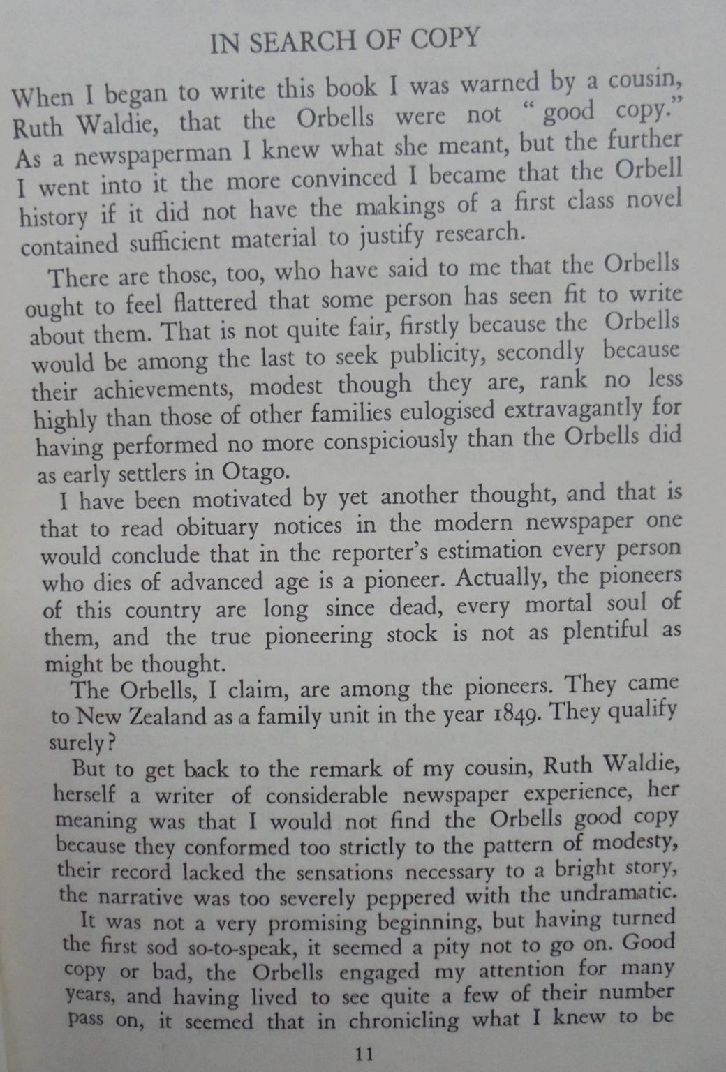 Sturdy Sons The Story of an Early New Zealand Family by C. Holmes