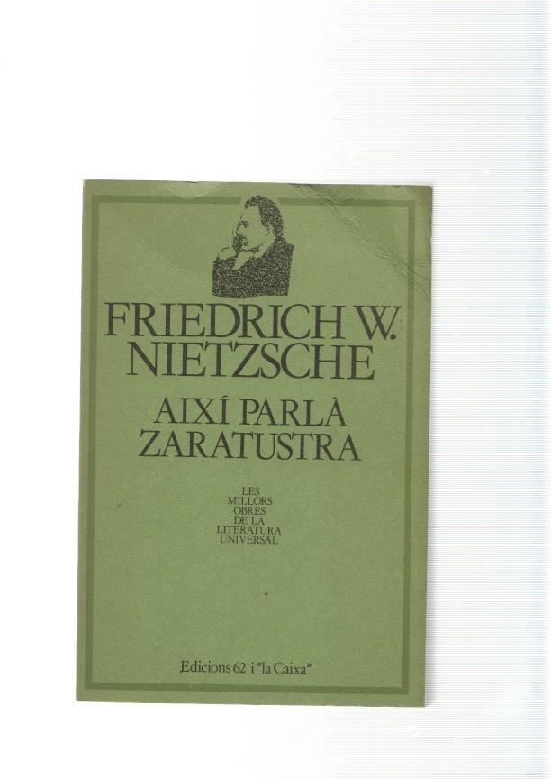 Aixi parla Zaratustra - Friedrich W. Nietzsche