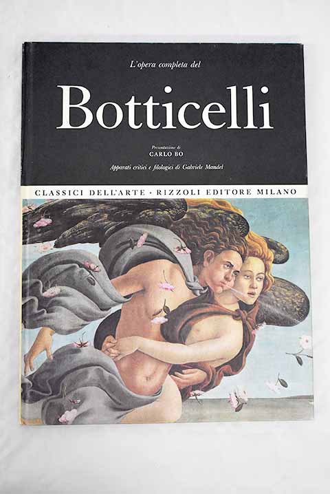 La obra pictórica completa de Botticelli