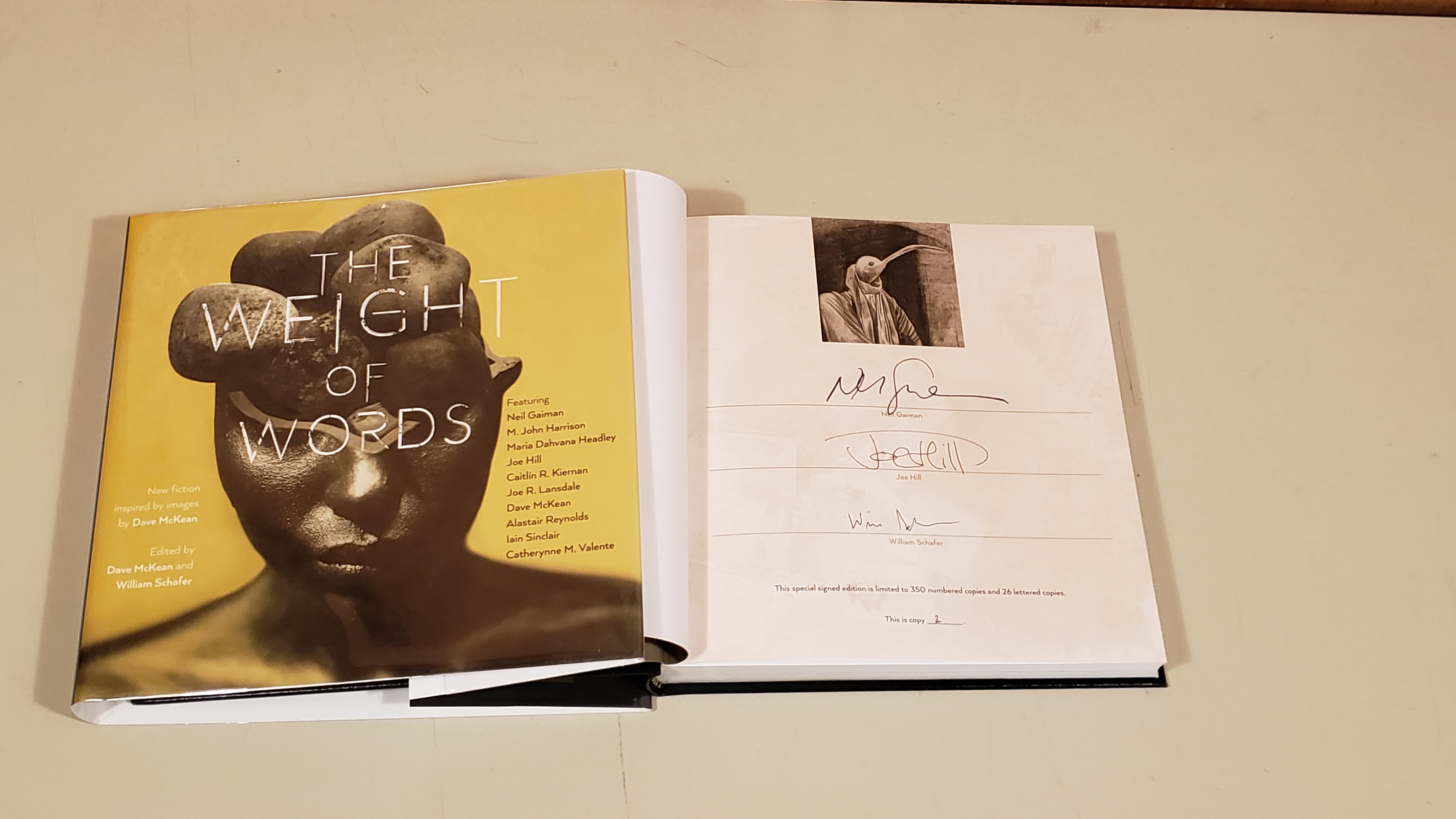 The Weight Of Words: Signed Limited by Mckean, Dave; Schafer