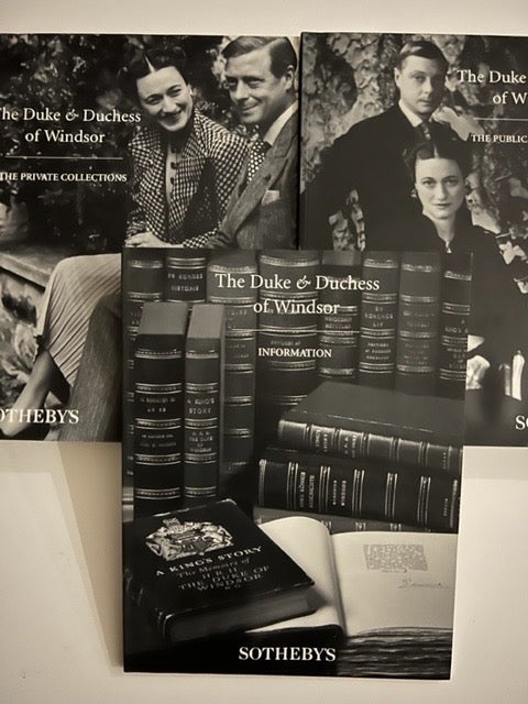 The Duke & Duchess of Windsor (Three Vol. in Case); Sotheby's Sale