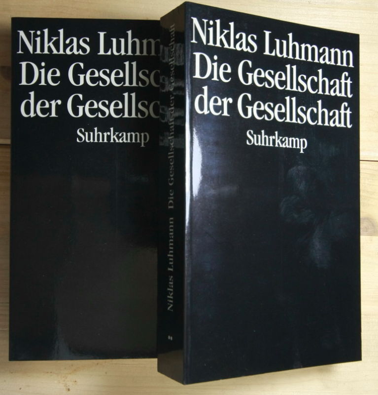 Die Gesellschaft der Gesellschaft. 2 Bd. - Luhmann, Niklas
