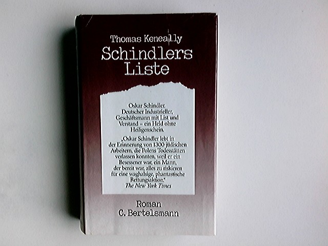 Schindlers Liste : Roman. [Aus d. Engl. von Günther Danehl] / Teil von: Anne-Frank-Shoah-Bibliothek - Keneally, Thomas