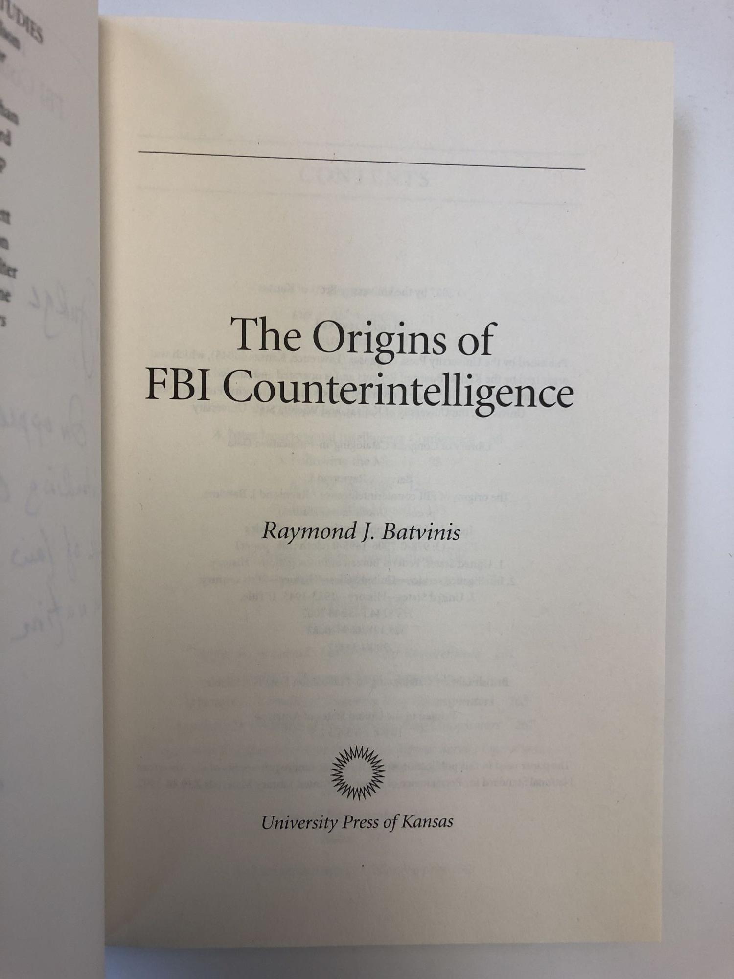 research books on fbi