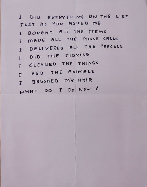 Anton Kern Gallery Exhibition Announcement Art Ephemera - Shrigley, David [Very Good]