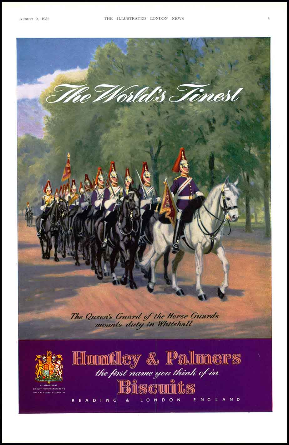 1952 Vintage Advertising HUNTLEY and PALMERS Biscuits (AD10-222) [ ]