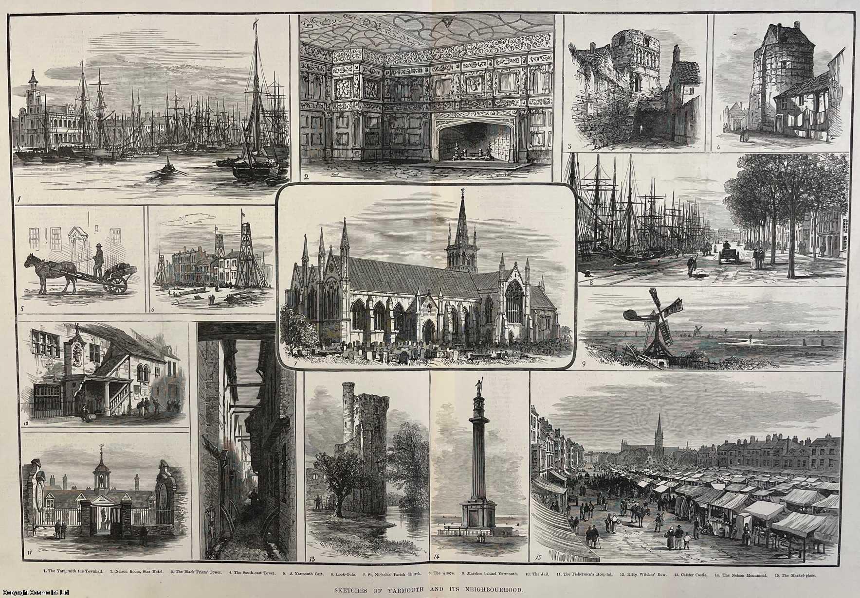 Sketches of Yarmouth and Its Neighbourhood. An original print from the