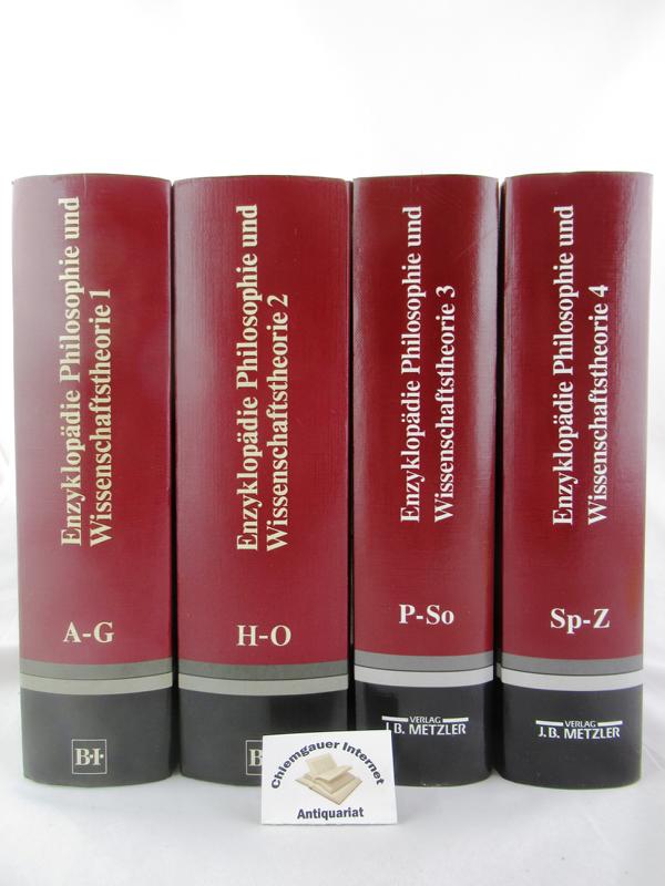 Enzyklopädie Philosophie und Wissenschaftstheorie . VIER (4) Bände. ( so vollständig). Band 1 ( 1980). Band 2 ( 1984). Band 3 ( 1995) Band 4 ( 1996). - Mittelstraß,, Jürgen (Hrsg.)