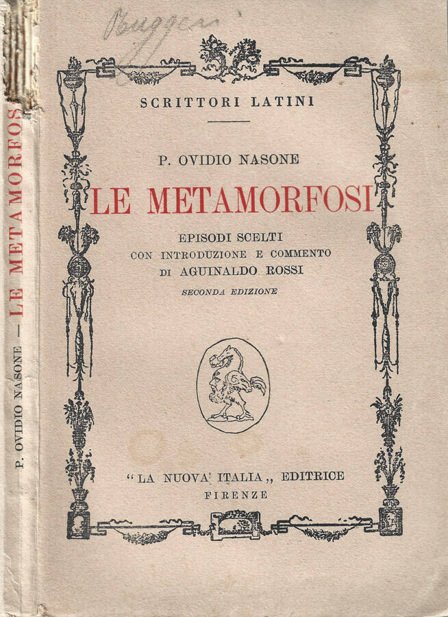 Le Metamorfosi - P. Ovidio Nasone