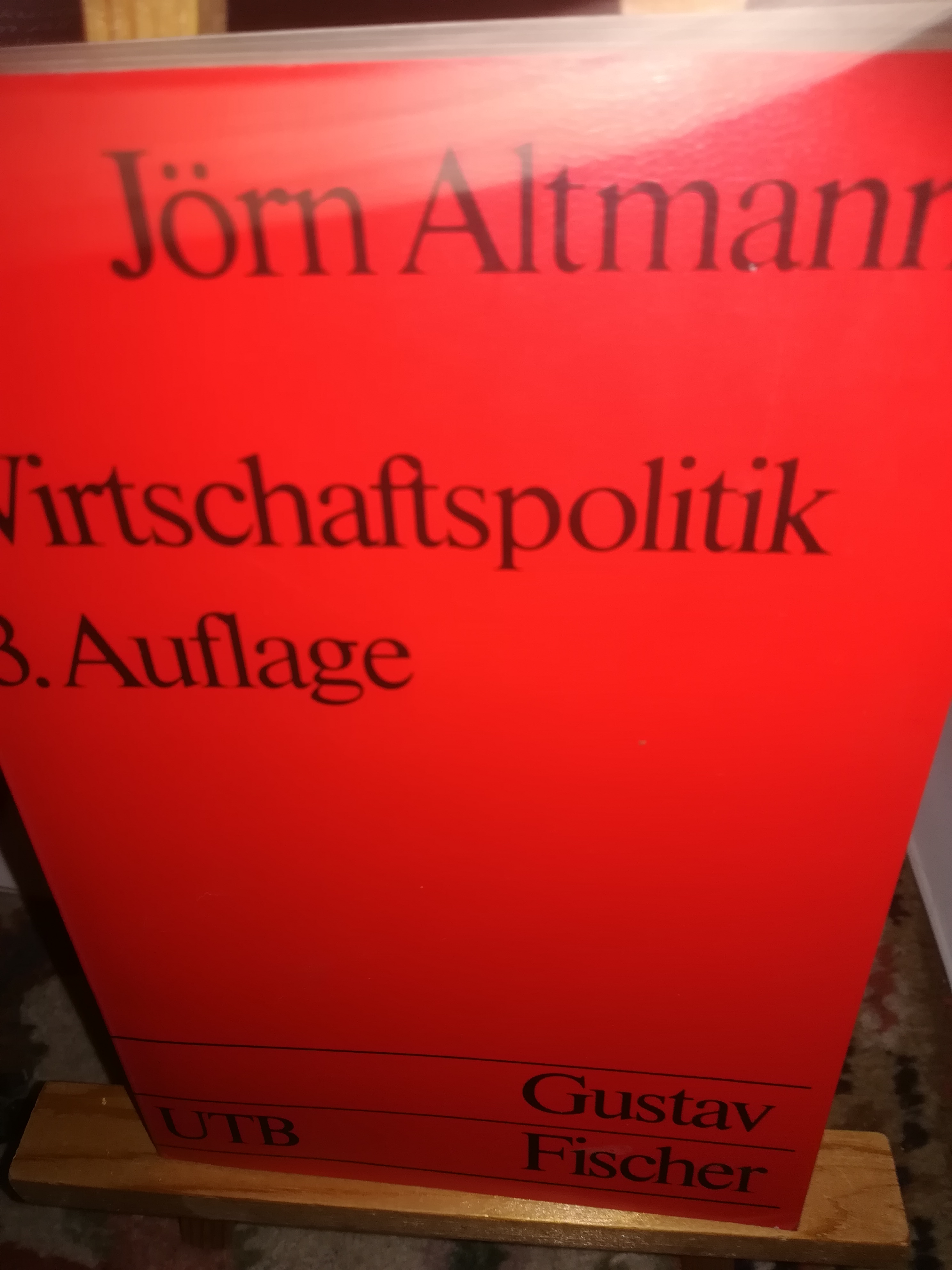 Wirtschaftspolitik - Altmann Jörn