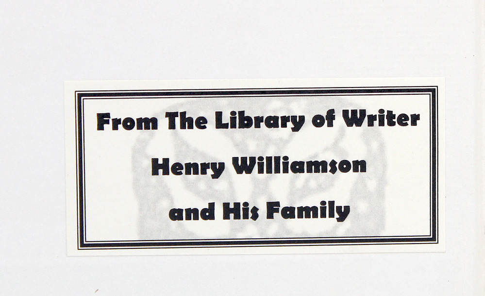 The Purple Land From the Library of Henry Williamson by W H Hudson