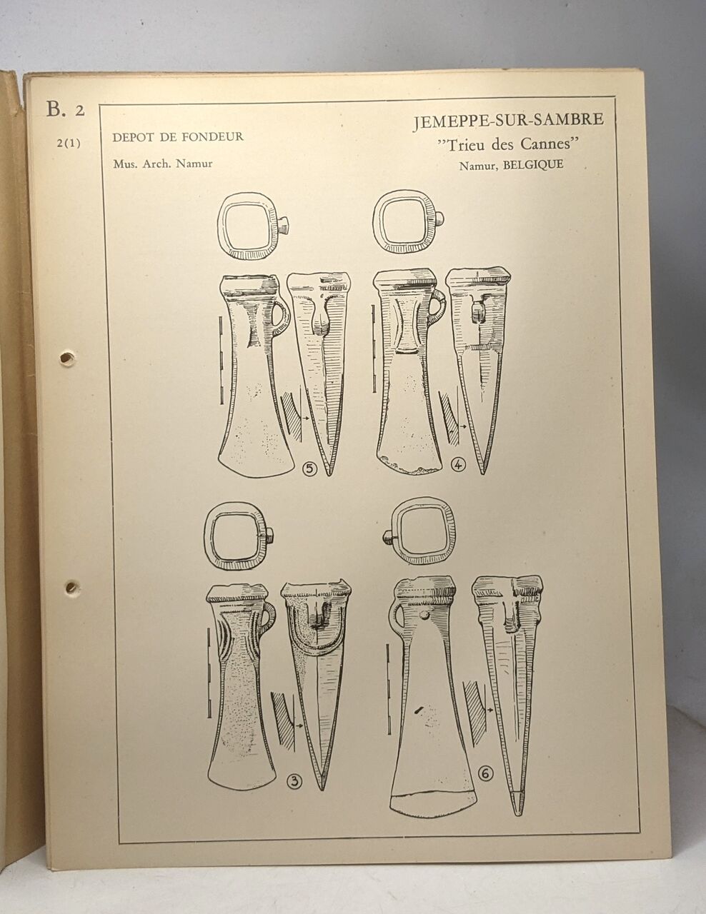 Ages des métaux - Belgique Fascicule I ( fiches B1 - B10) inventaria ...