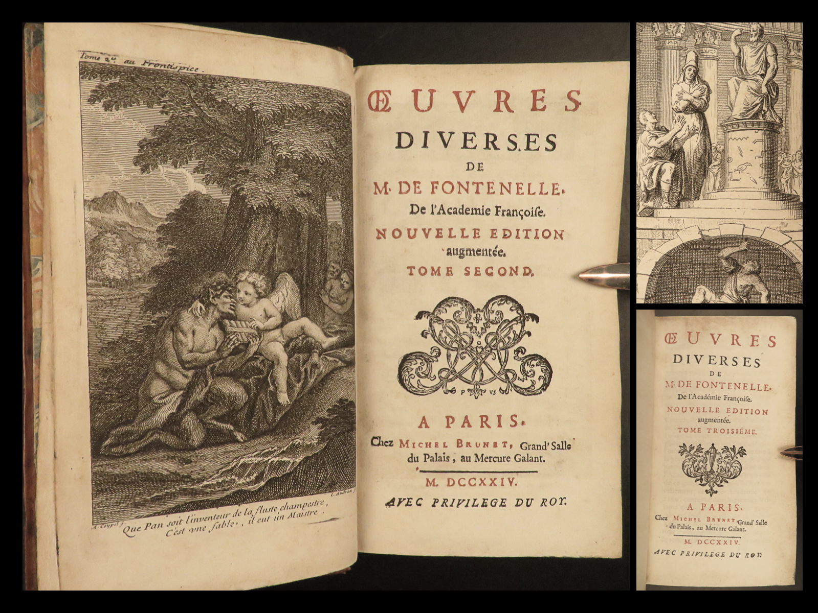 Oeuvres diverses de M. de Fontenelle by FONTENELLE, Bernard Oeuvres diverses de M. de Fontenelle by FONTENELLE, Bernard