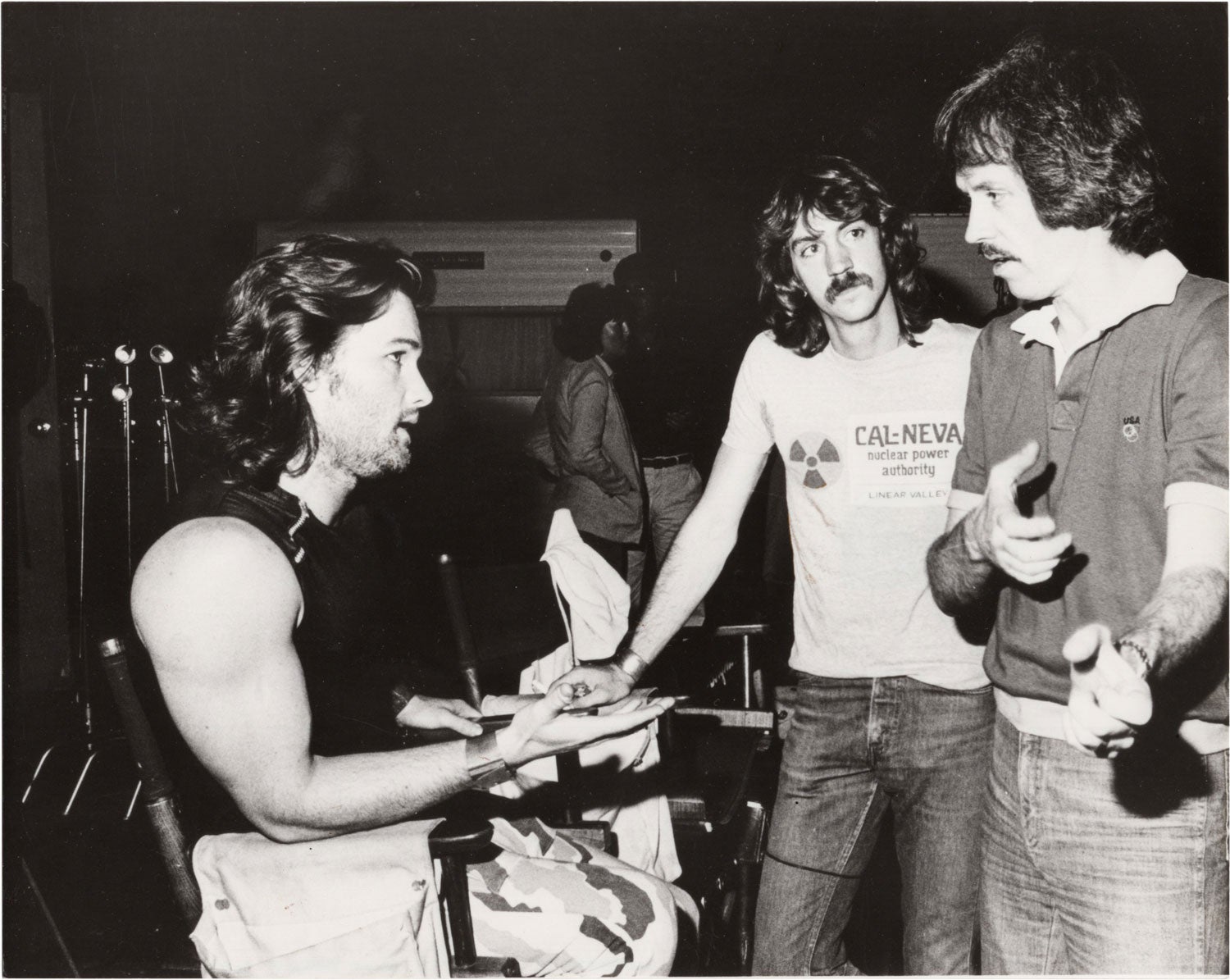 Escape from New York (Original photograph of John Carpenter and Kurt  Russell on the set of the 1981 film) by John Carpenter (director,  screenwriter); Nick Castle (screenwriter); Kurt Russell, Lee Van Cleef