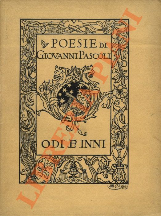 Odi e inni. - PASCOLI Giovanni -