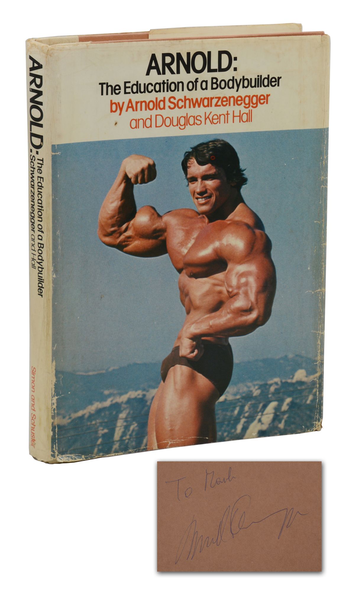 Arnold The Education of a Bodybuilder by Schwarzenegger Arnold Douglas Kent Hall 1977 Burnside Rare Books ABAA
