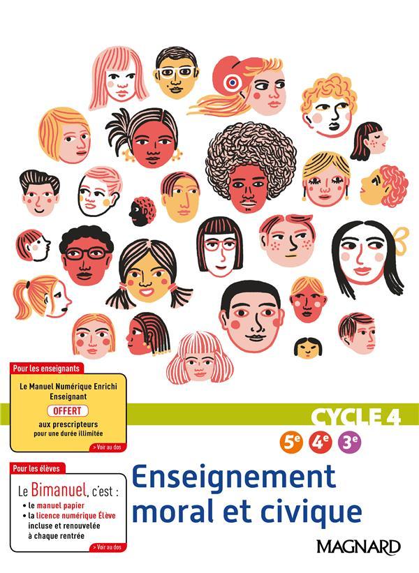 enseignement moral et civique ; cycle 4 ; 5e, 4e, 3e ; bimanuel - Collectif