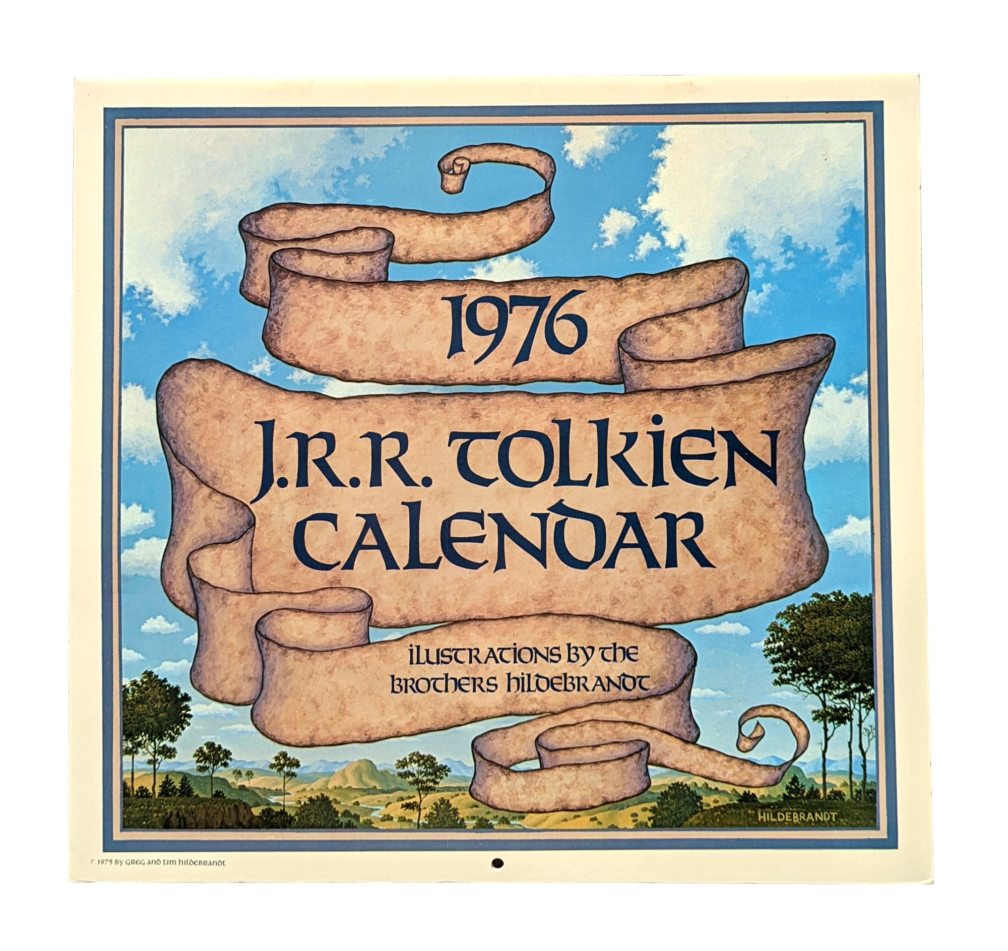 1976 J.R.R. Tolkien Calendar Illustrations by the Brothers Hildebrandt
