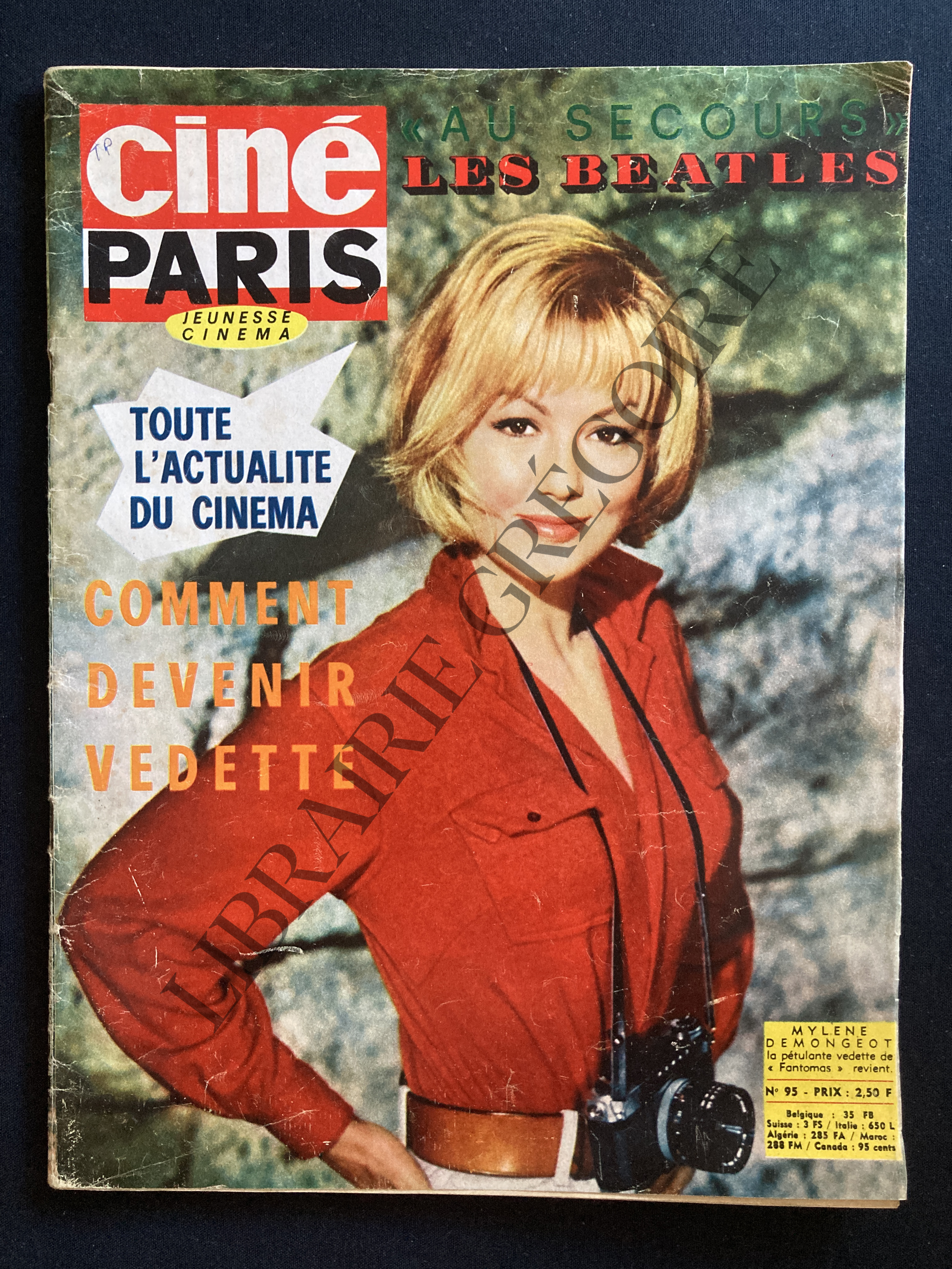 CINE PARIS-N°95-NOVEMBRE 1965-MYLENE DEMONGEOT [Très bon] [Couverture souple]