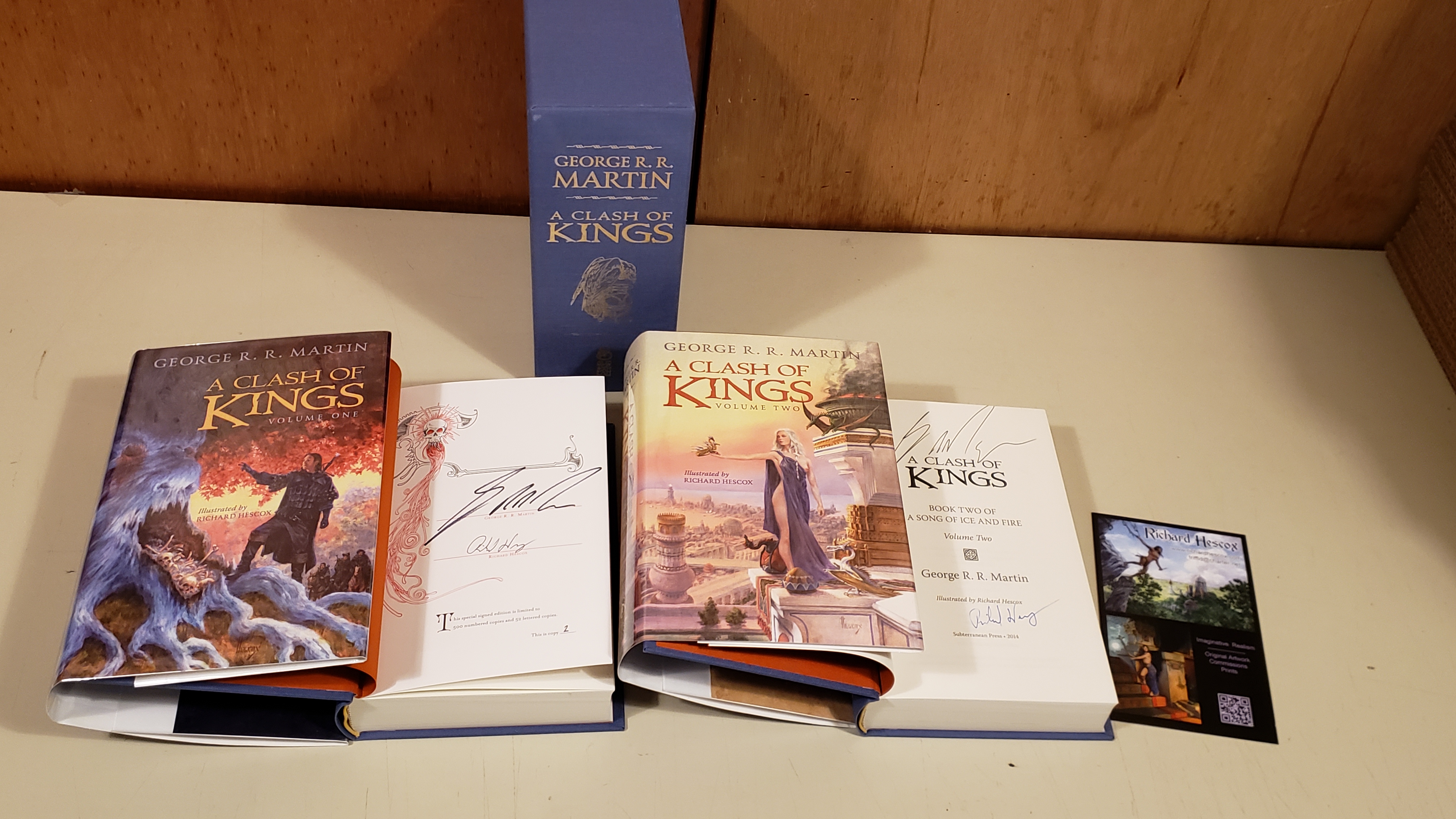 A Clash of Kings: The Illustrated Edition (Signed by George R. R. Martin)