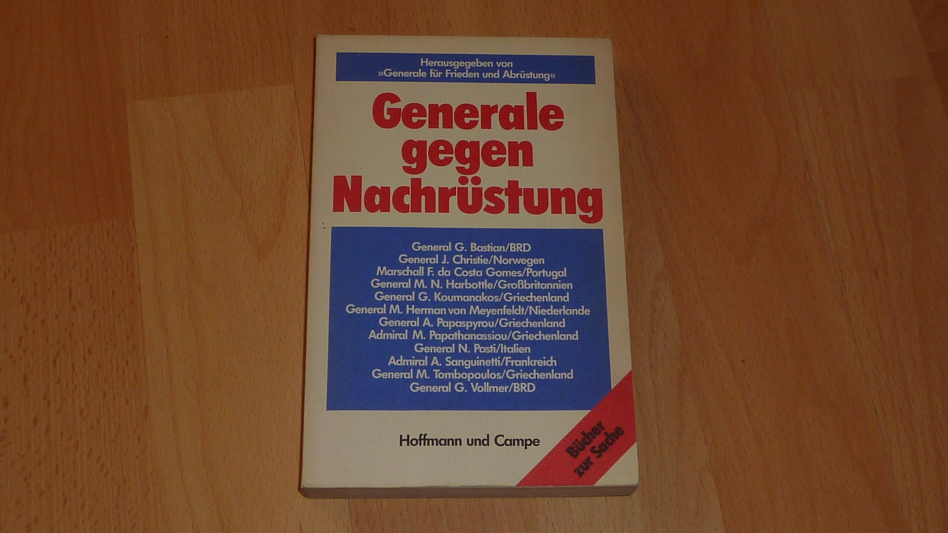 Generale gegen Nachrüstung. - Bastian, Gert, 1923-1992 [Hrsg.]