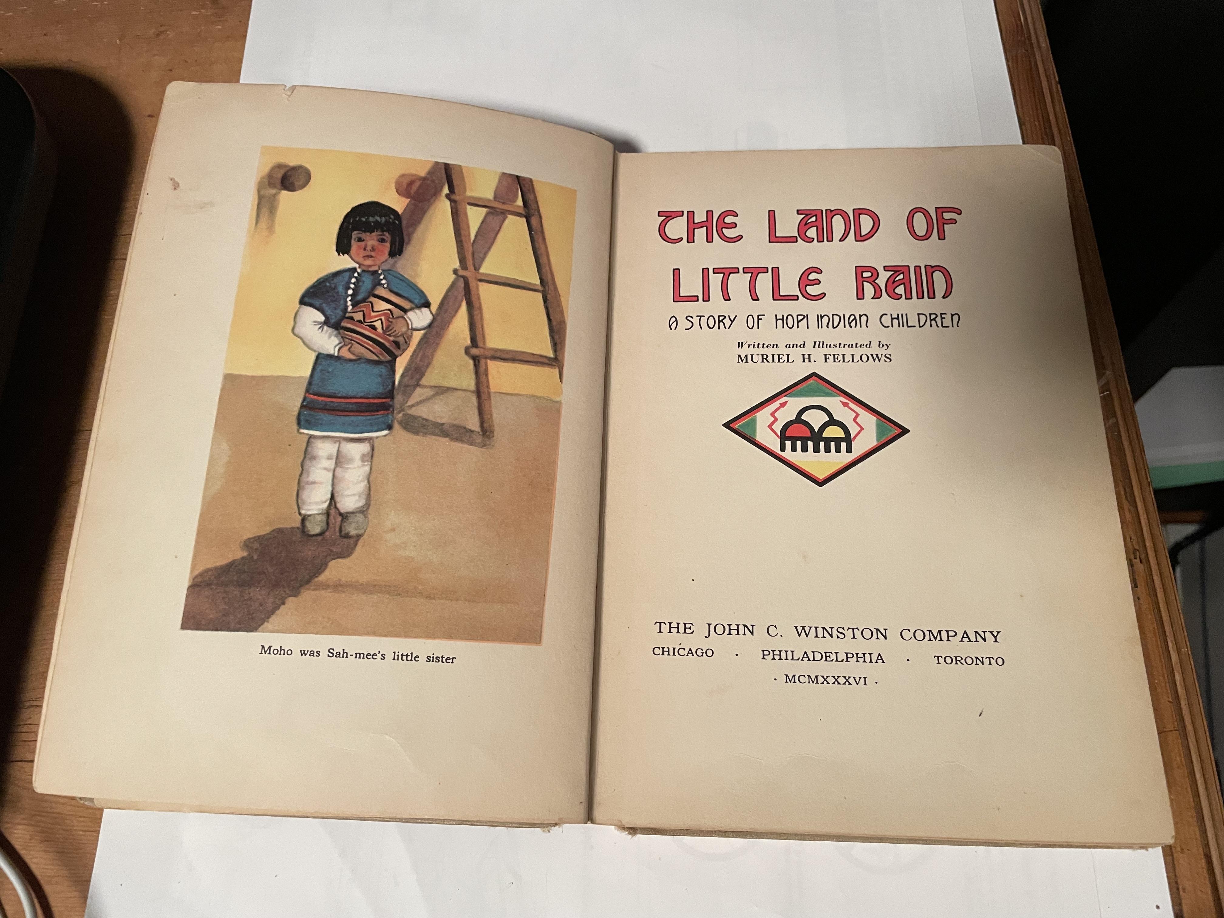 The Land of Little Rain Story of Hopi Indian Children by Muriel H