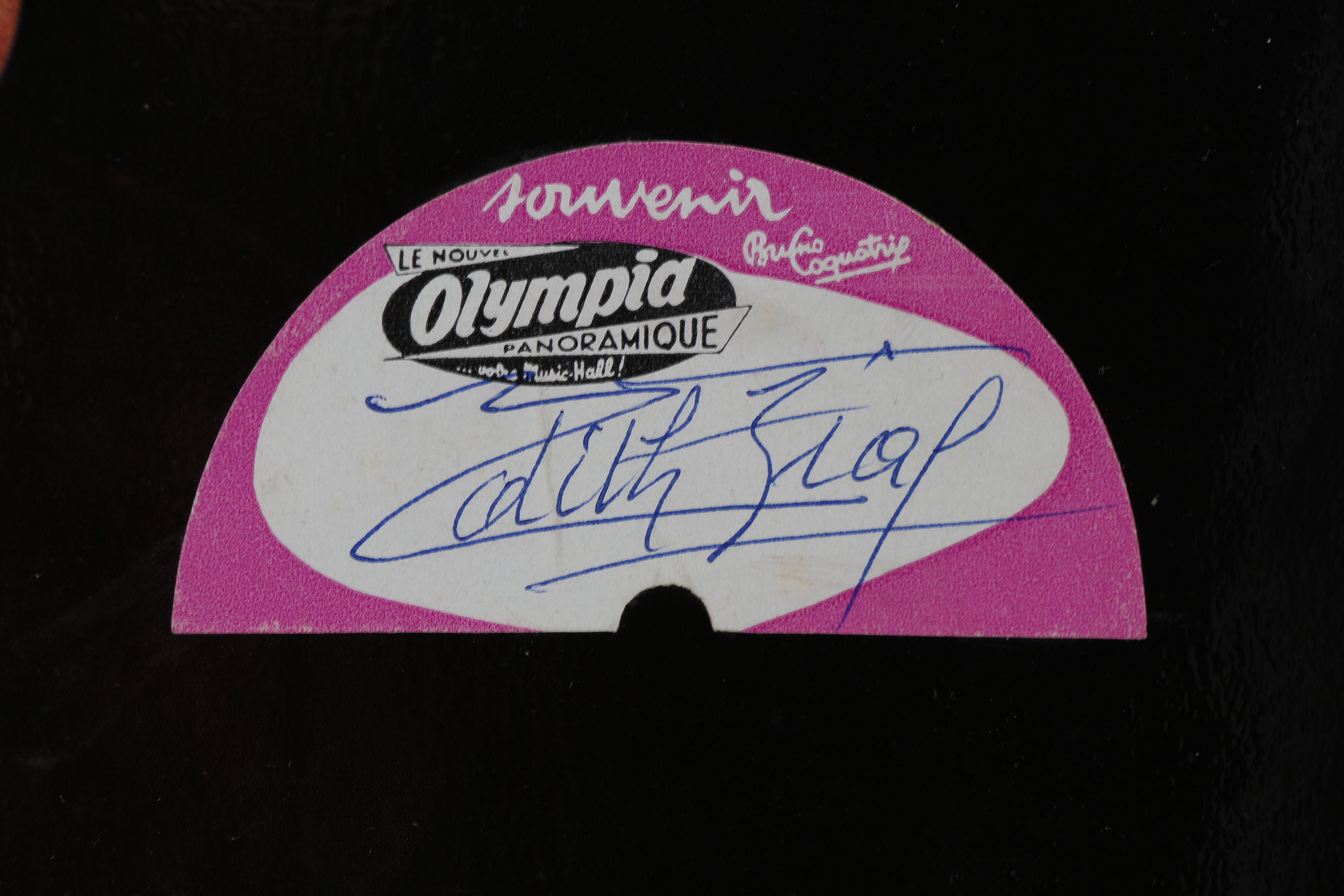 Edith PIAF - Signature autographe sur pochette disque 45 tours Milord -  TOUS NOS AUTOGRAPHES/MUSIQUE 