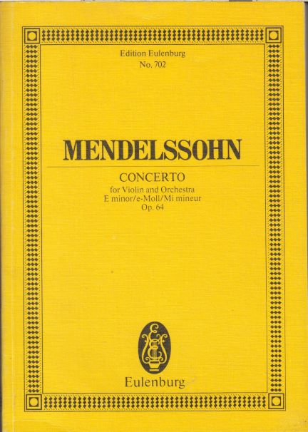 Violin Concerto in e minor, Op.64 - Study Score - Mendelssohn, Felix