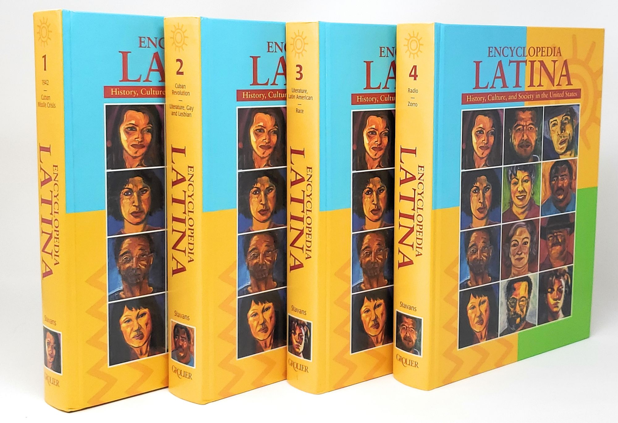 (4 Volume Set) Encyclopedia Latina: History, Culture, and Society in the United States - Stavans, Ilan (Ed.)