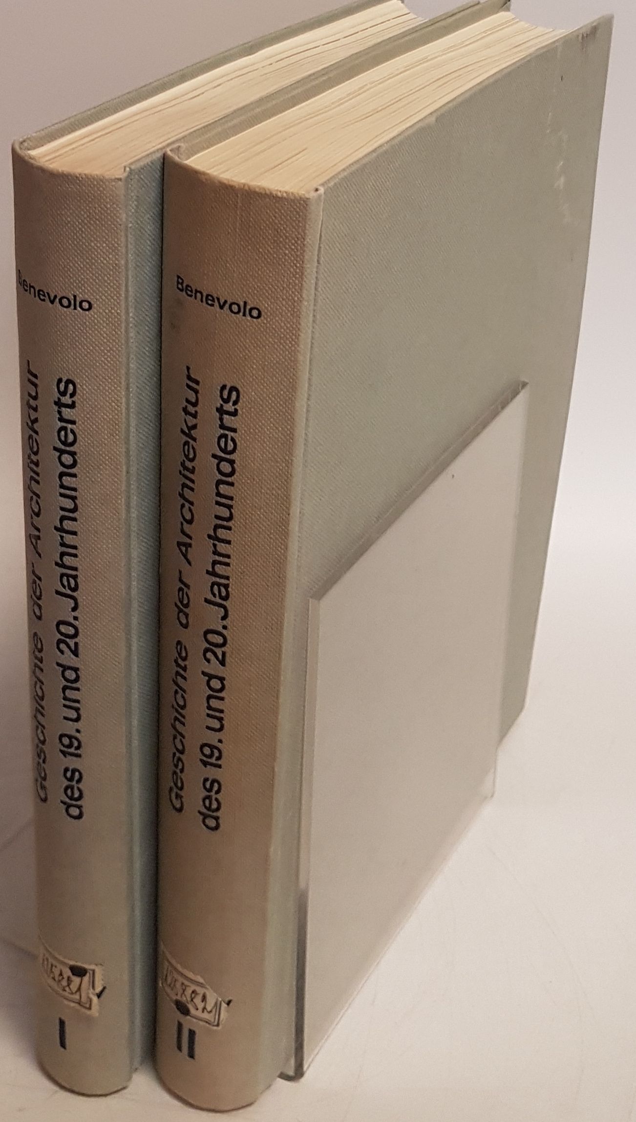Geschichte der Architektur des 19. und 20. Jahrhunderts (2 Bände KOMPLETT) - Benevolo, Leonardo
