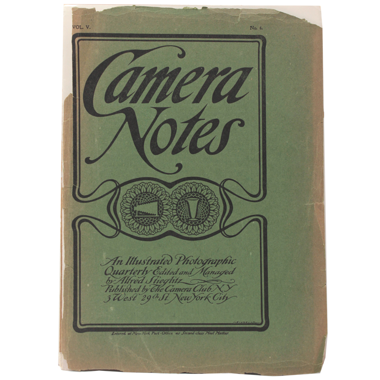 Camera Notes. An Illustrated Photographic Quarterly. Edited and Managed by Alfred Stieglitz. Vol. V. No. 4 - Stieglitz, Alfred