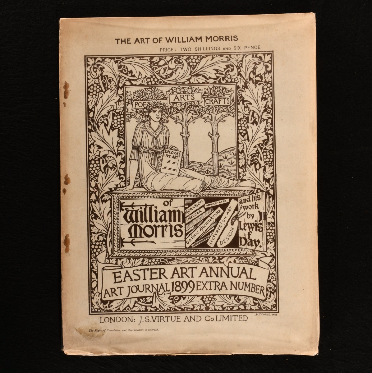 The Art of William Morris and His Work Easter Art Annual Art Journal Extra Number William Morris; Lewis F Day [Good]