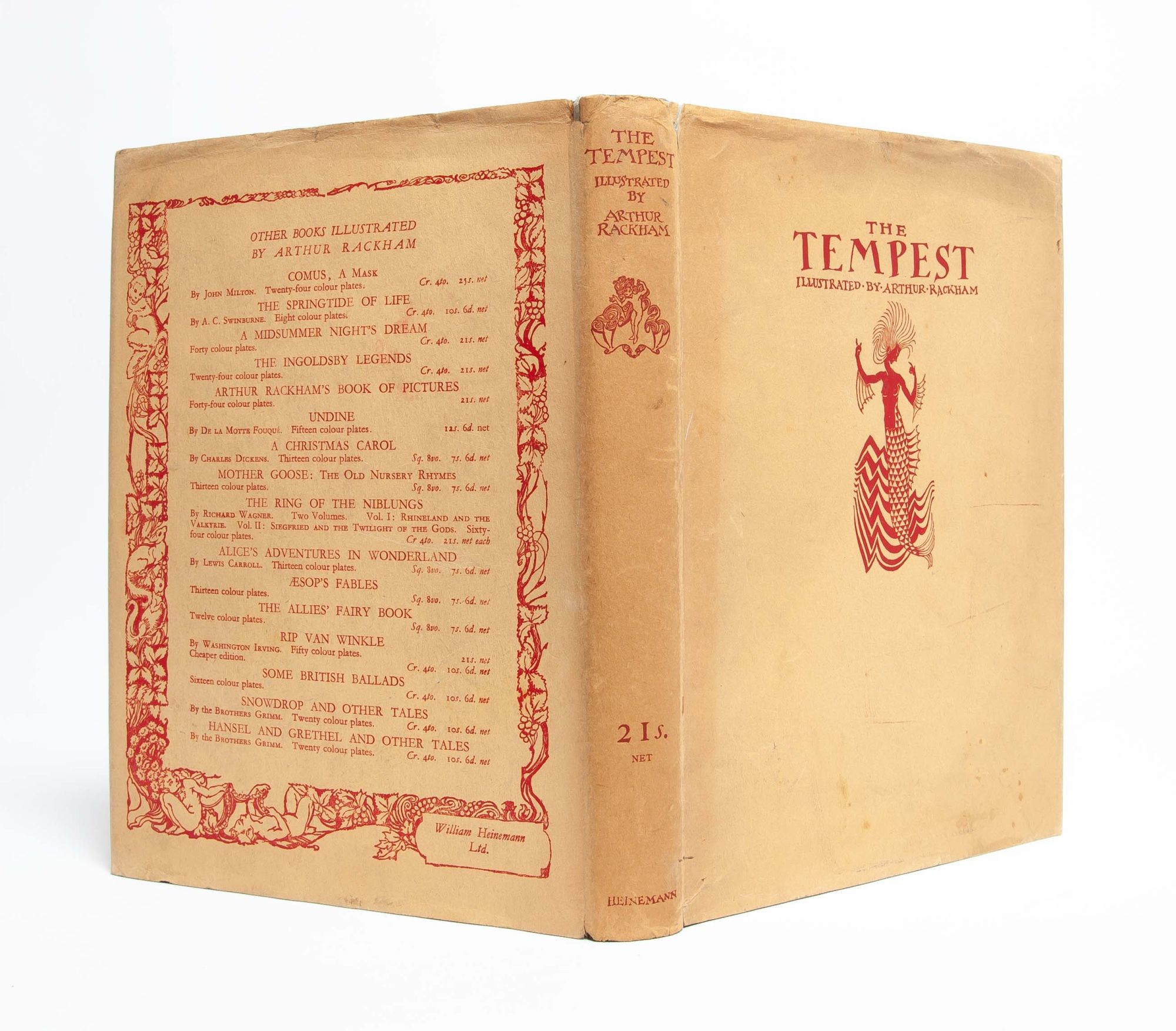 The Tempest by [Rackham, Arthur] Shakespeare, William: (1926) First ...