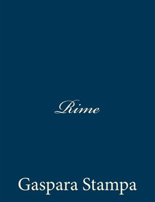 Rime -Language: italian - Stampa, Gaspara