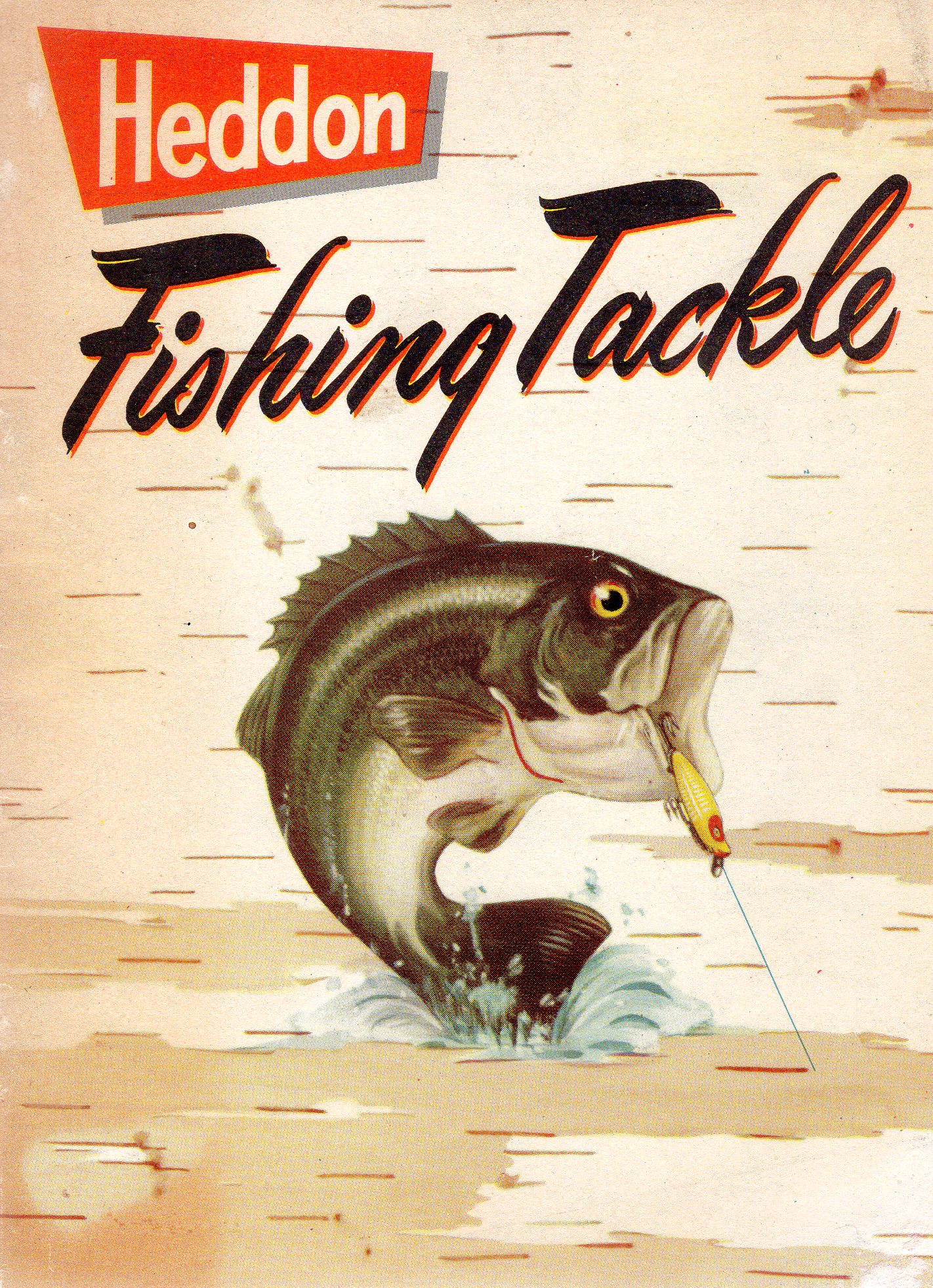 Heddon Fishing Tackle catalog by James Heddon's Sons: Near Fine Soft cover  (1952)