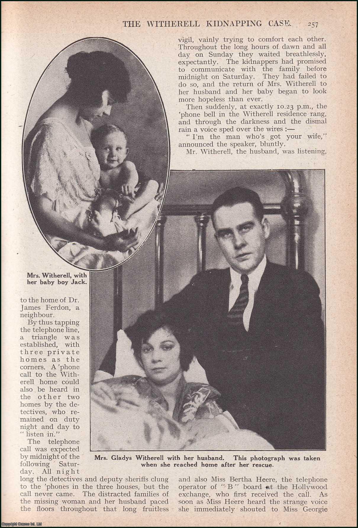 The Witherell Kidnapping Case, California : the abduction of the ...