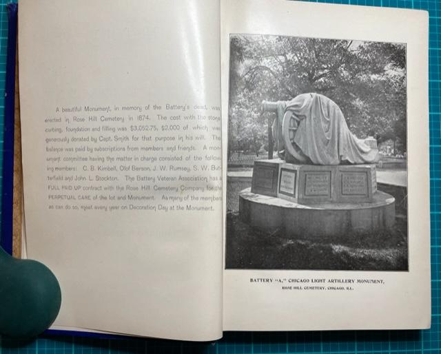 HISTORY OF BATTERY A, FIRST ILLINOIS LIGHT ARTILLERY VOLUNTEERS