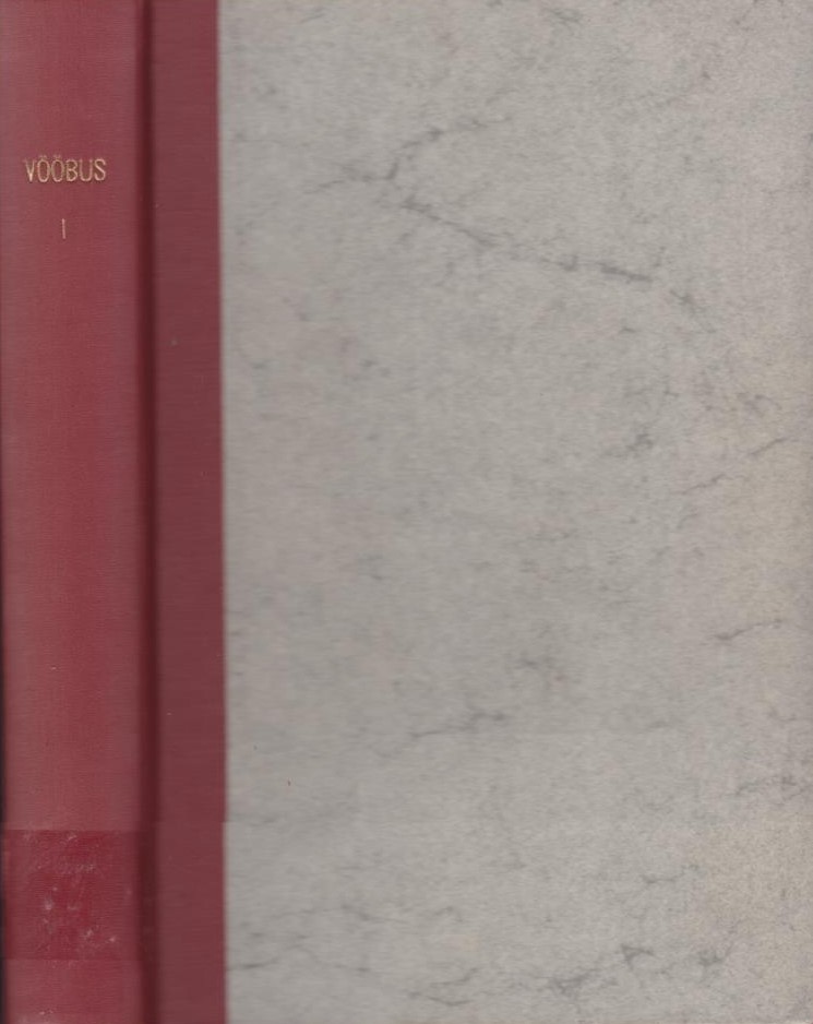 History of asceticism in the Syrian orient. 1. The origin of asceticism, early monasticism in Persia / Arthur Vööbus; a contribution to the history of culture in the Near East; Corpus scriptorum Christianorum orientalium : Subsidia, 14 - Vööbus, Arthur