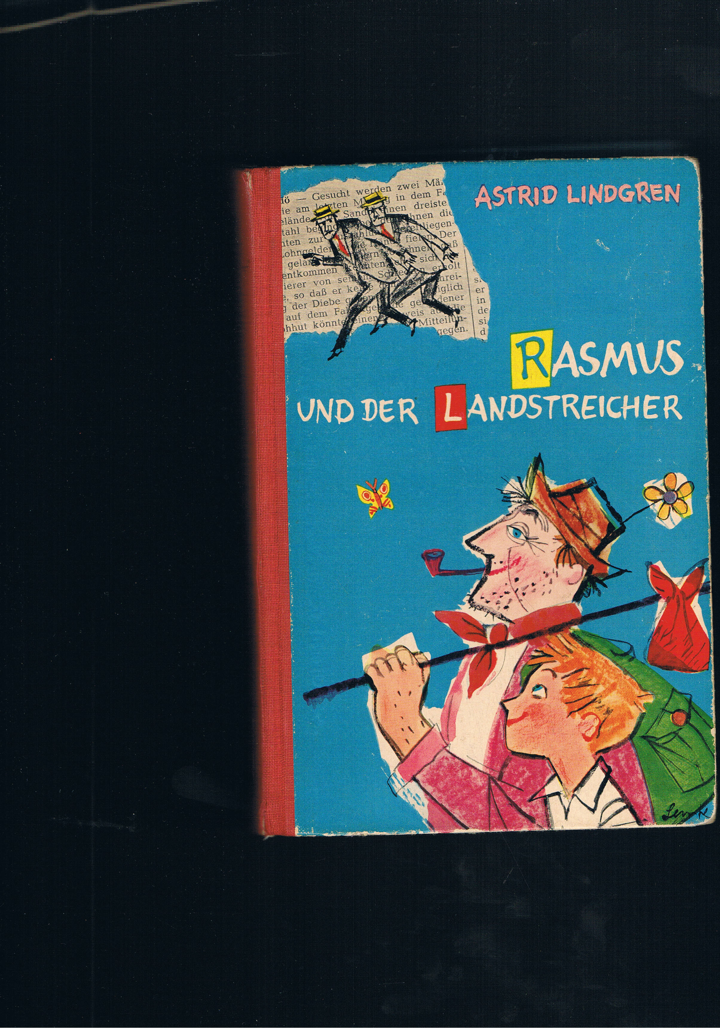 Rasmus und der Landstreicher Einband und Illustrationen von Horst