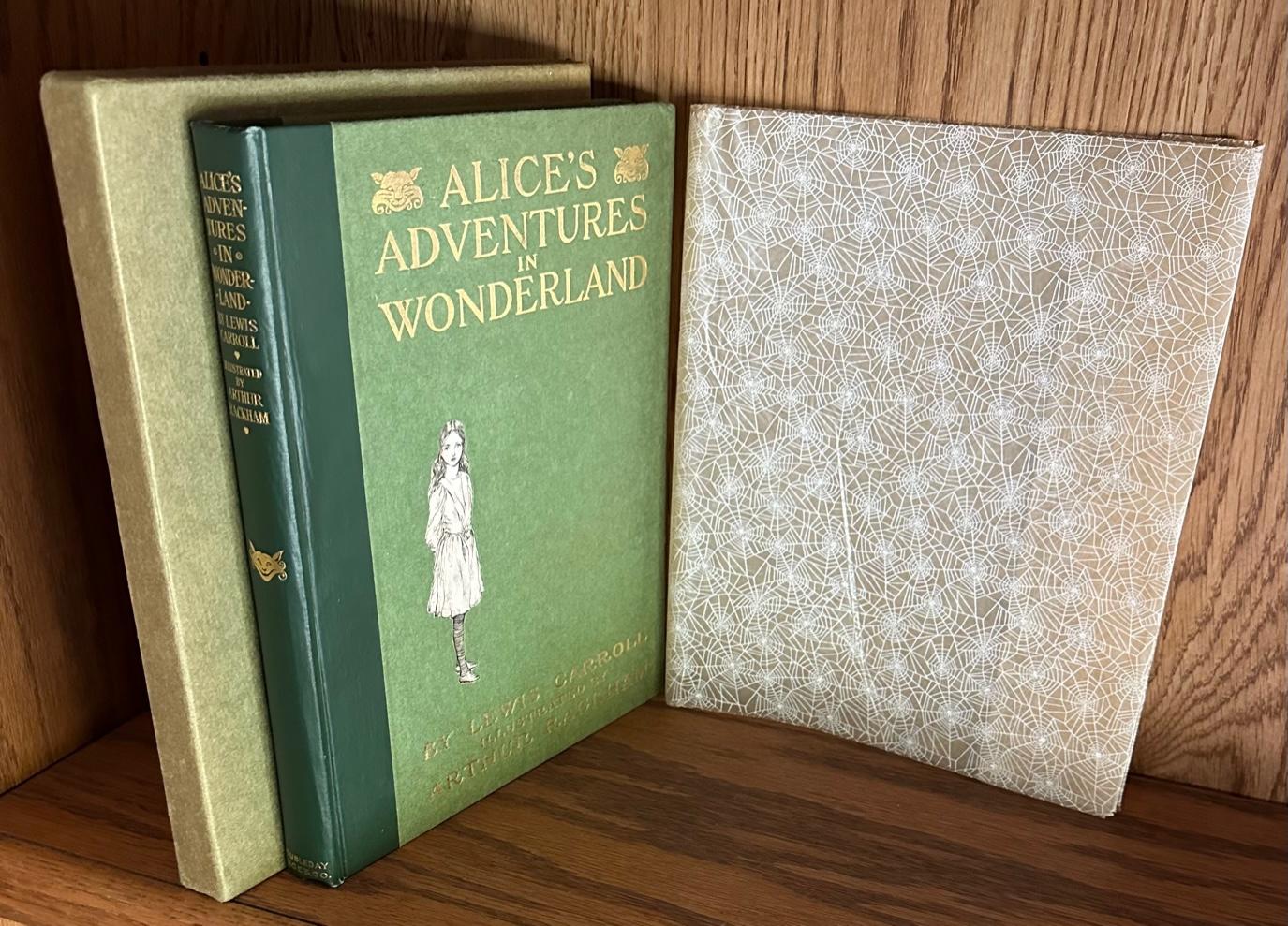 ALICE'S ADVENTURES IN WONDERLAND (First American Edition De Luxe, Illustrated by Arthur Rackham, in original 