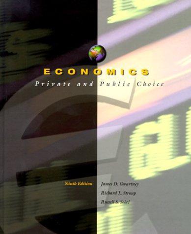 Economics: Private and Public Choice (Dryden Press Series in Economics) - Gwartney, James D.,Stroup, Richard,Sobel, Russel S