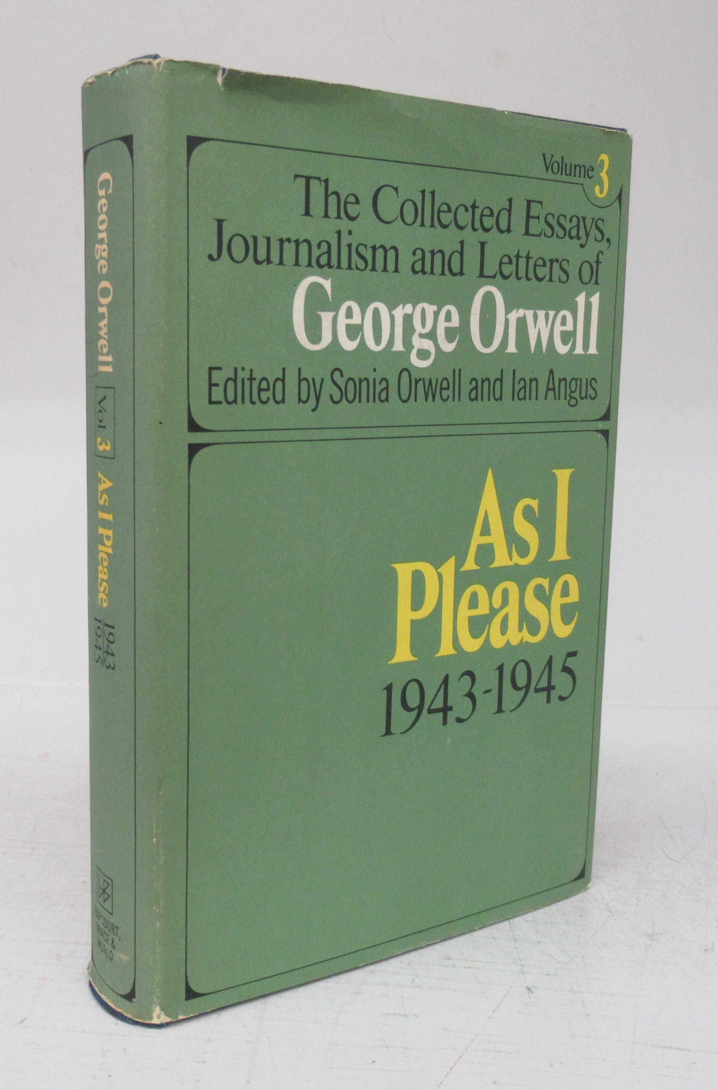 As I Please 1943-1945 - ORWELL, George; ORWELL, Sonia & ANGUS, Ian (eds.)